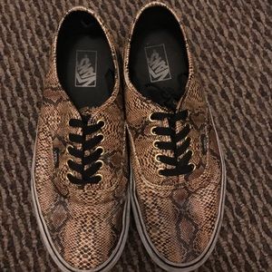 Snakeskin Vans